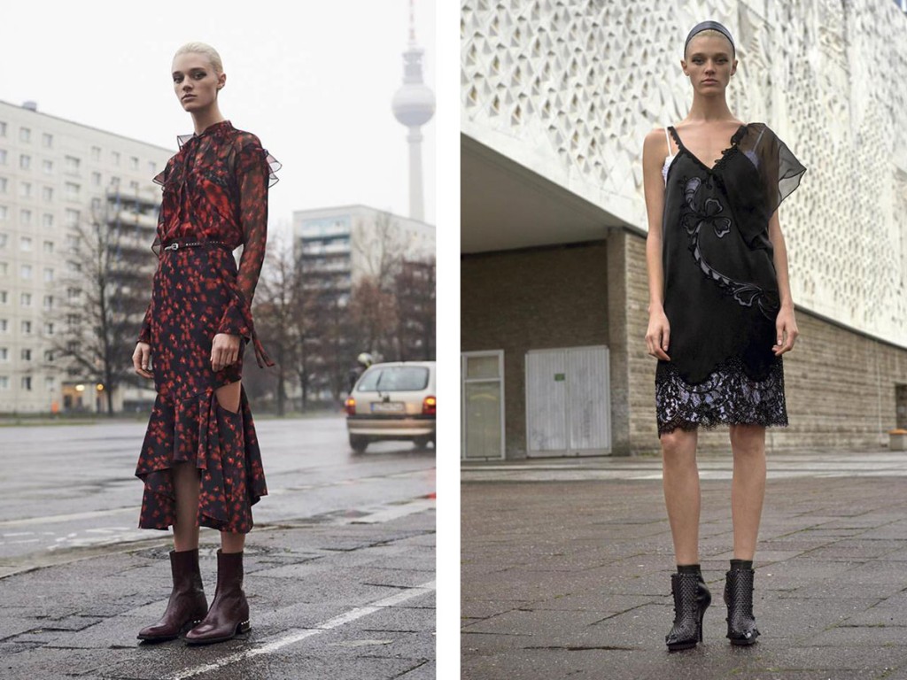 Givenchy Models Street Berlin Maxidress Minidress Boots