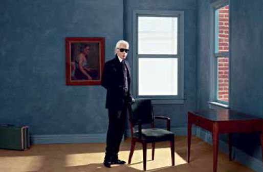 Karl Lagerfeld Selfportrait New York