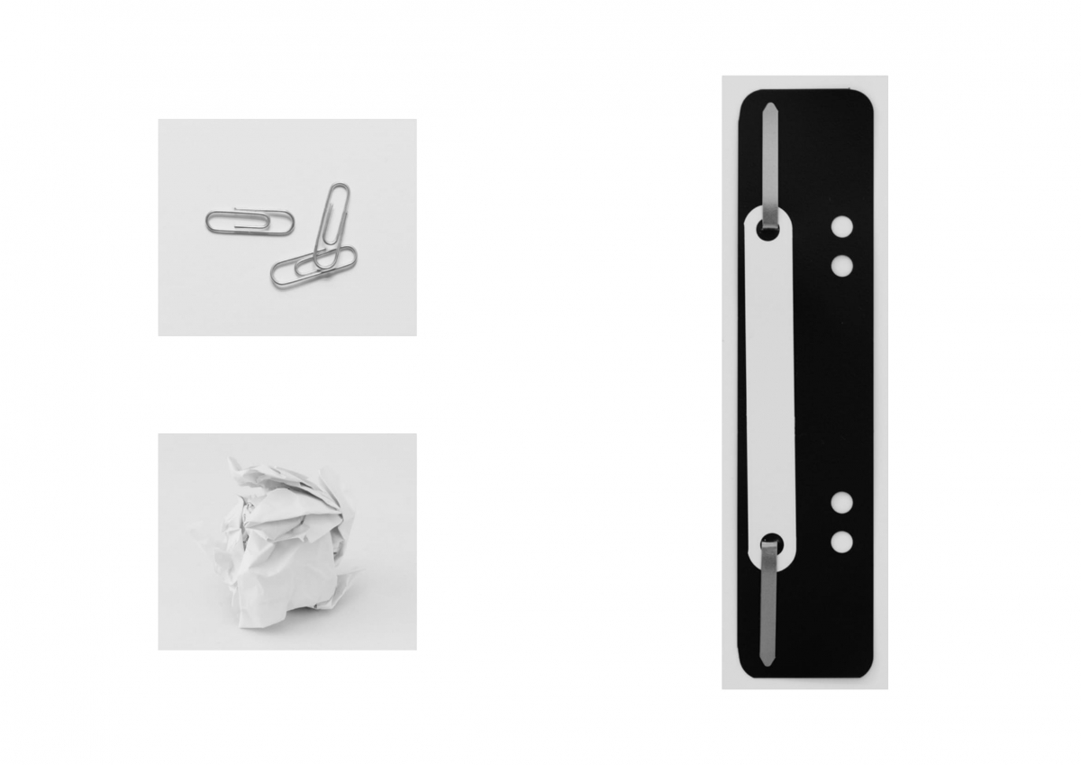 editorial 77 tage arbeit paper clip holder