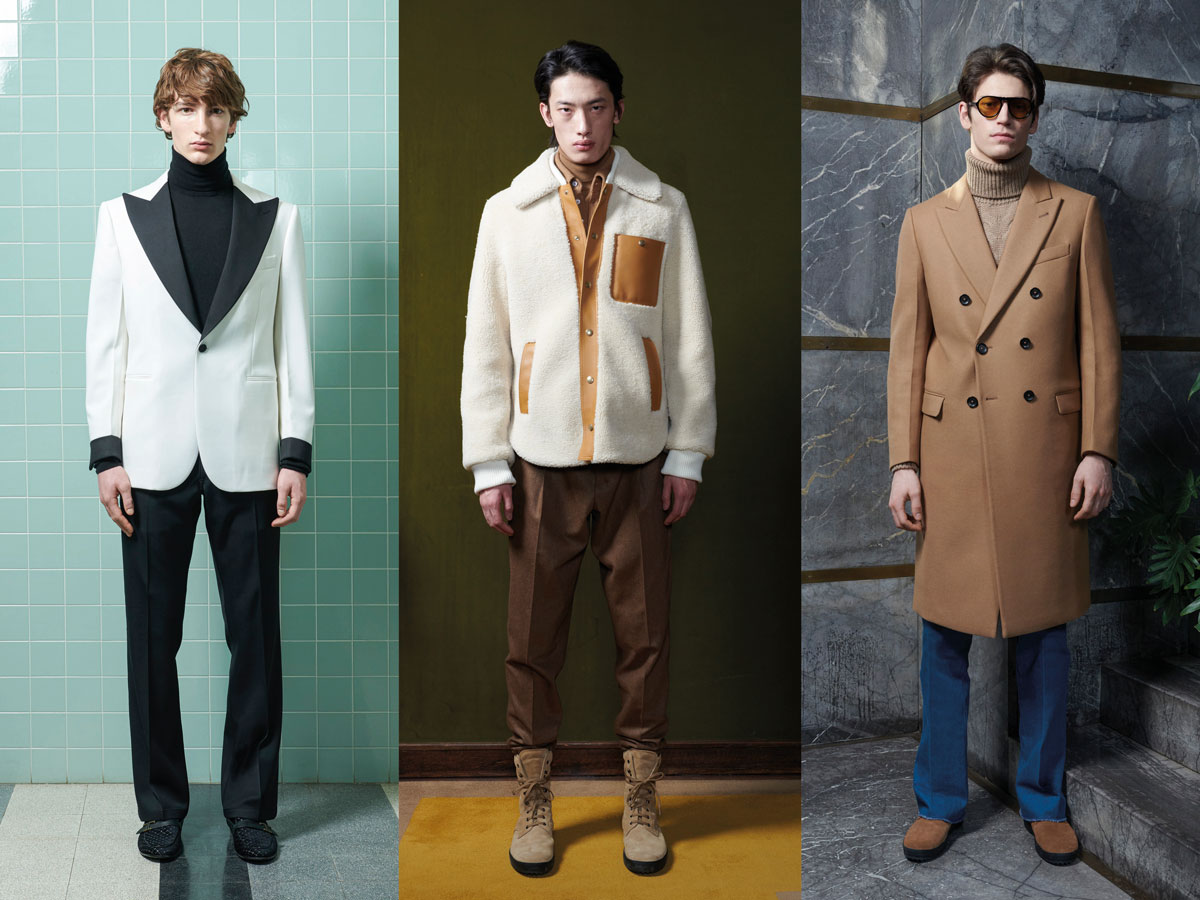 Milan fw 2020 fashion week tods white black jacket orange jacket beige coat