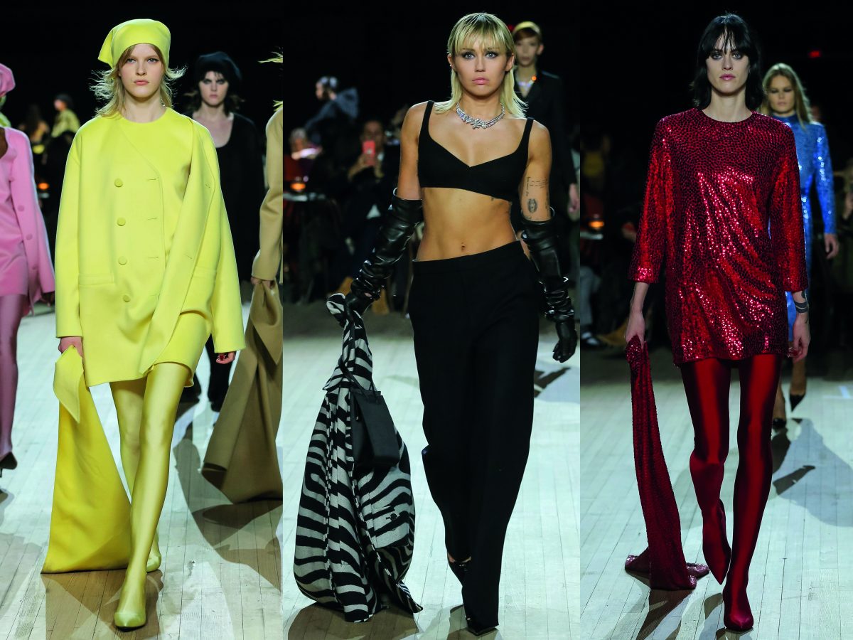 Miley Cyrus fashion show Marc Jacobs