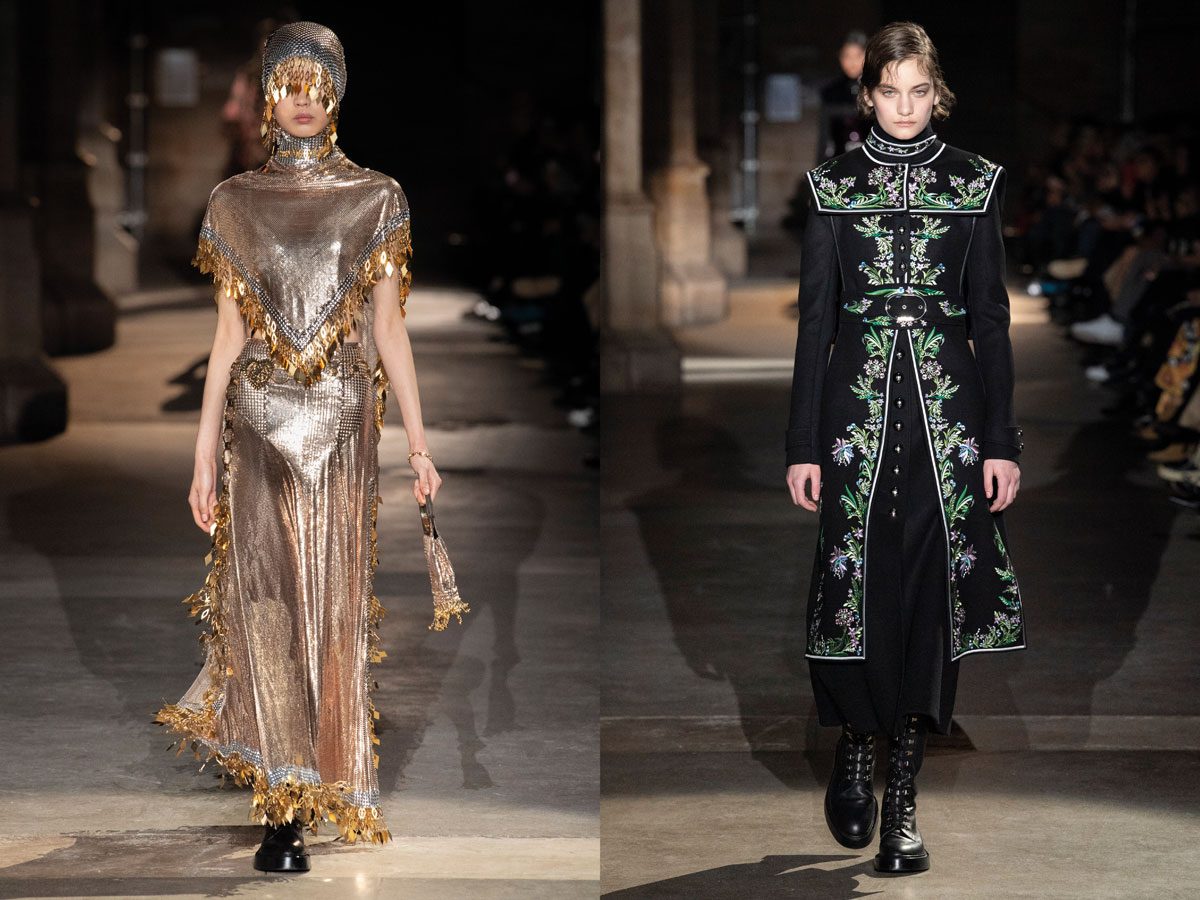 chain Paco Rabanne runway