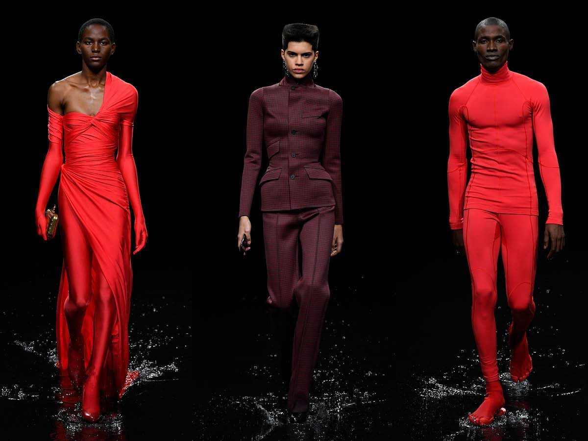 red runway models