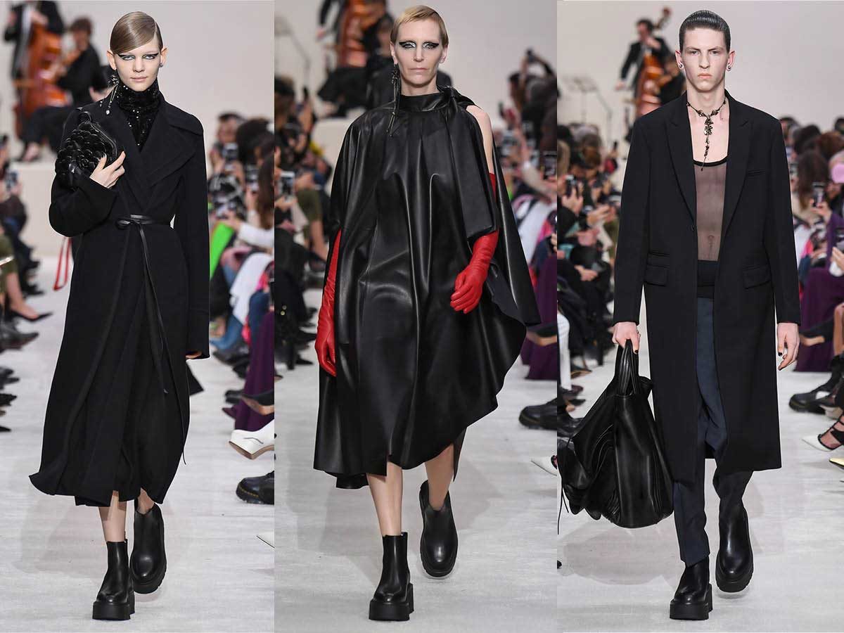 Valentino runway models