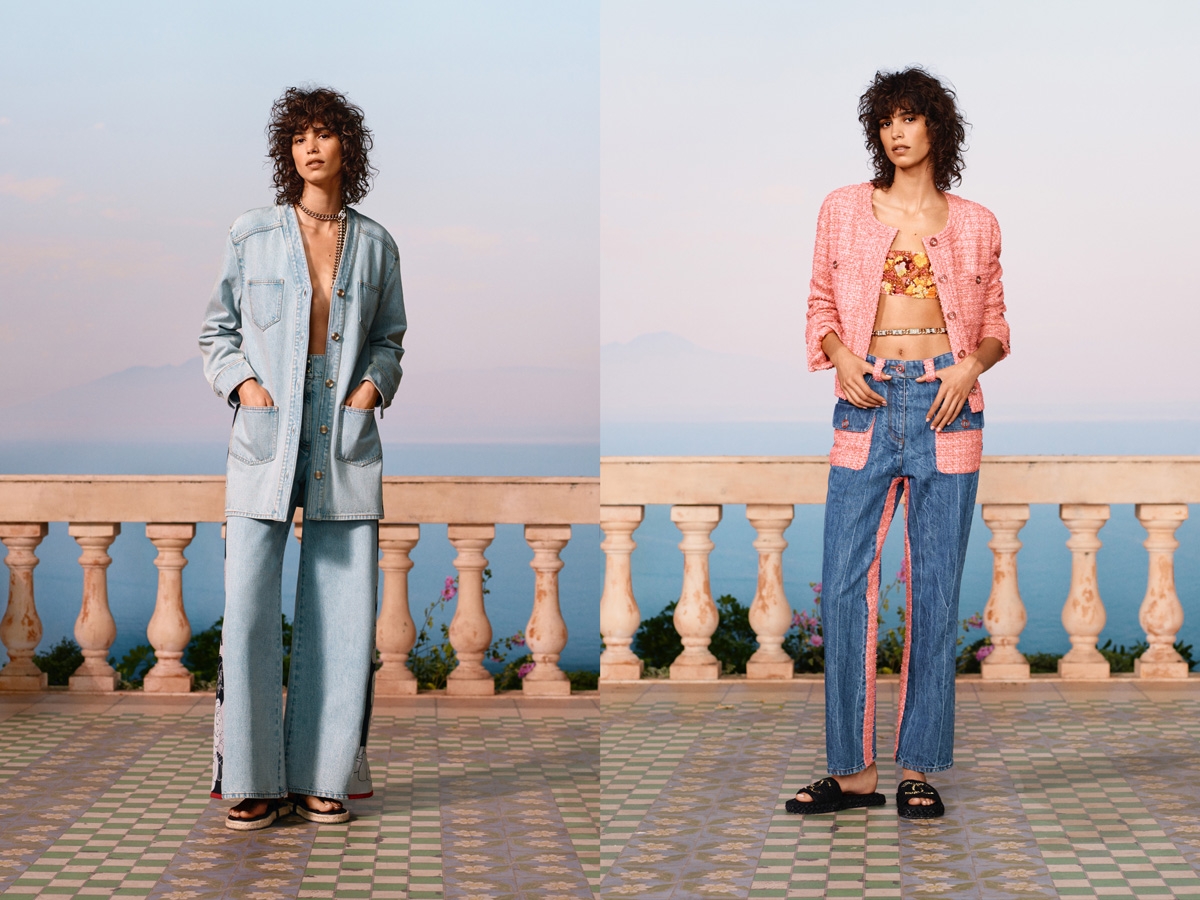 models Chanel denim
