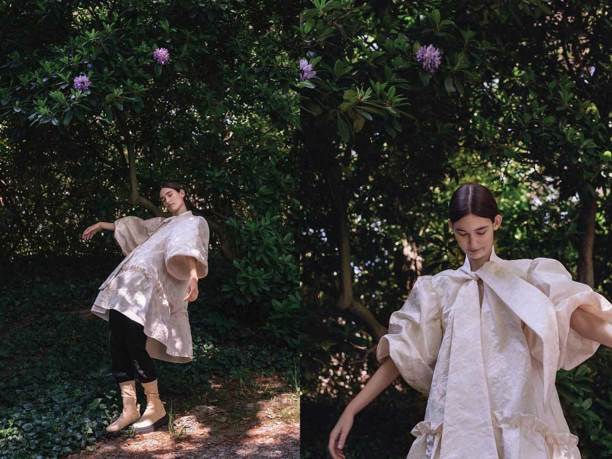 bush model dress