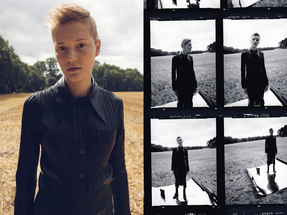 model analog pixie haircut