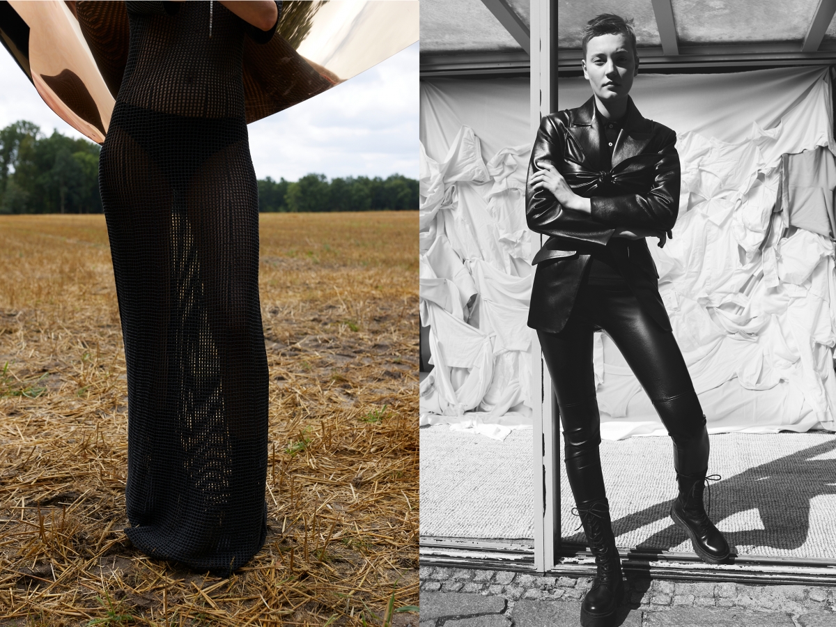 model leather field