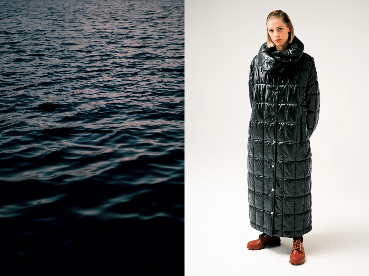 water light model coat