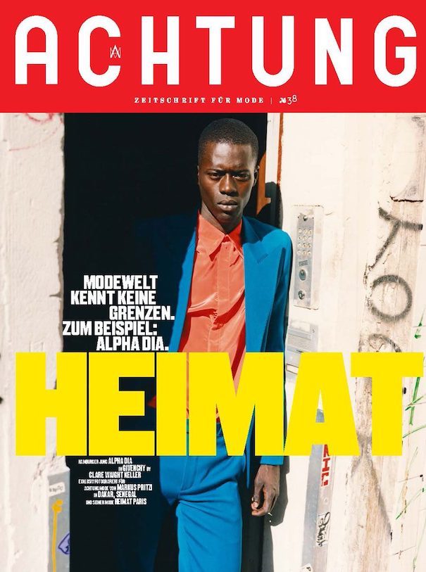 cover alpha die model Achtung Mode magazine