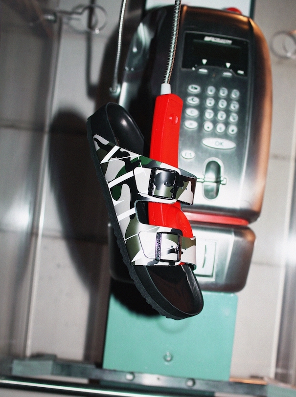 birkenstock valentino green camouflage telephone red green