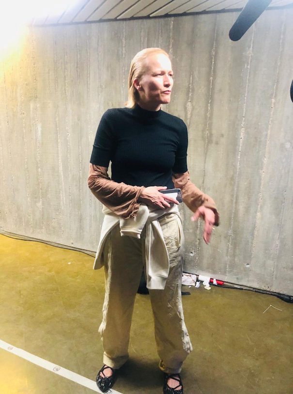 Designerin Yolanda Zobel bei der Courrèges Fall/Winter Show 2019