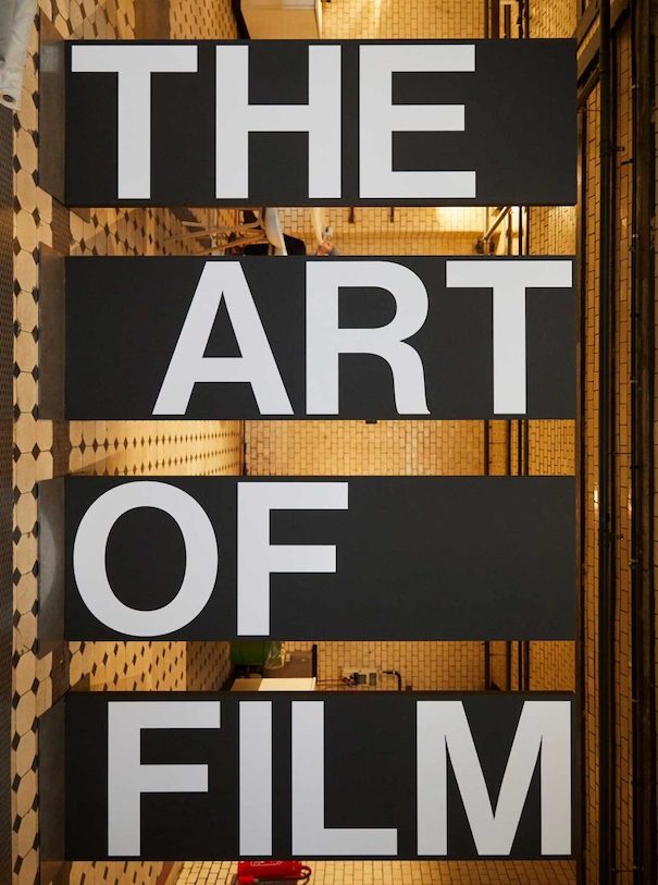 the art of film poster black white