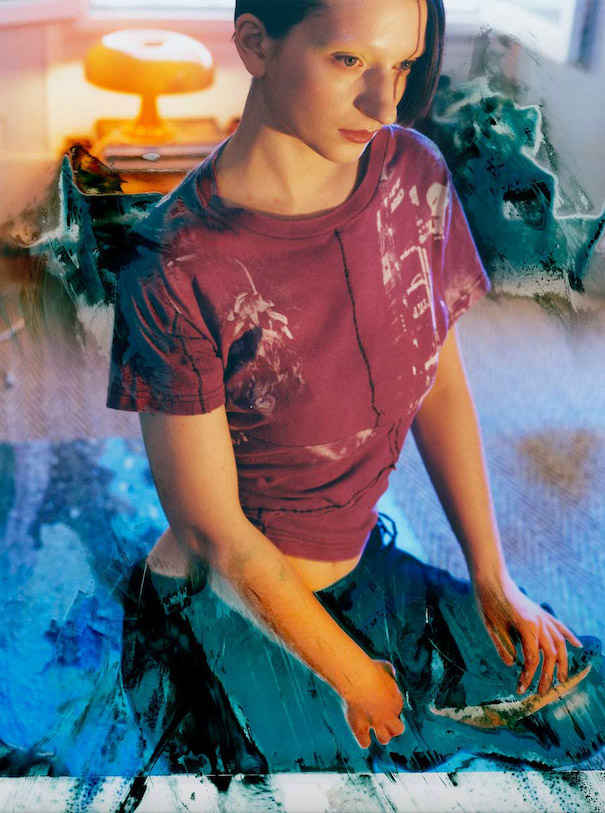 model room in bloom julia seemann flavio zimmermann purple tie dye 90s
