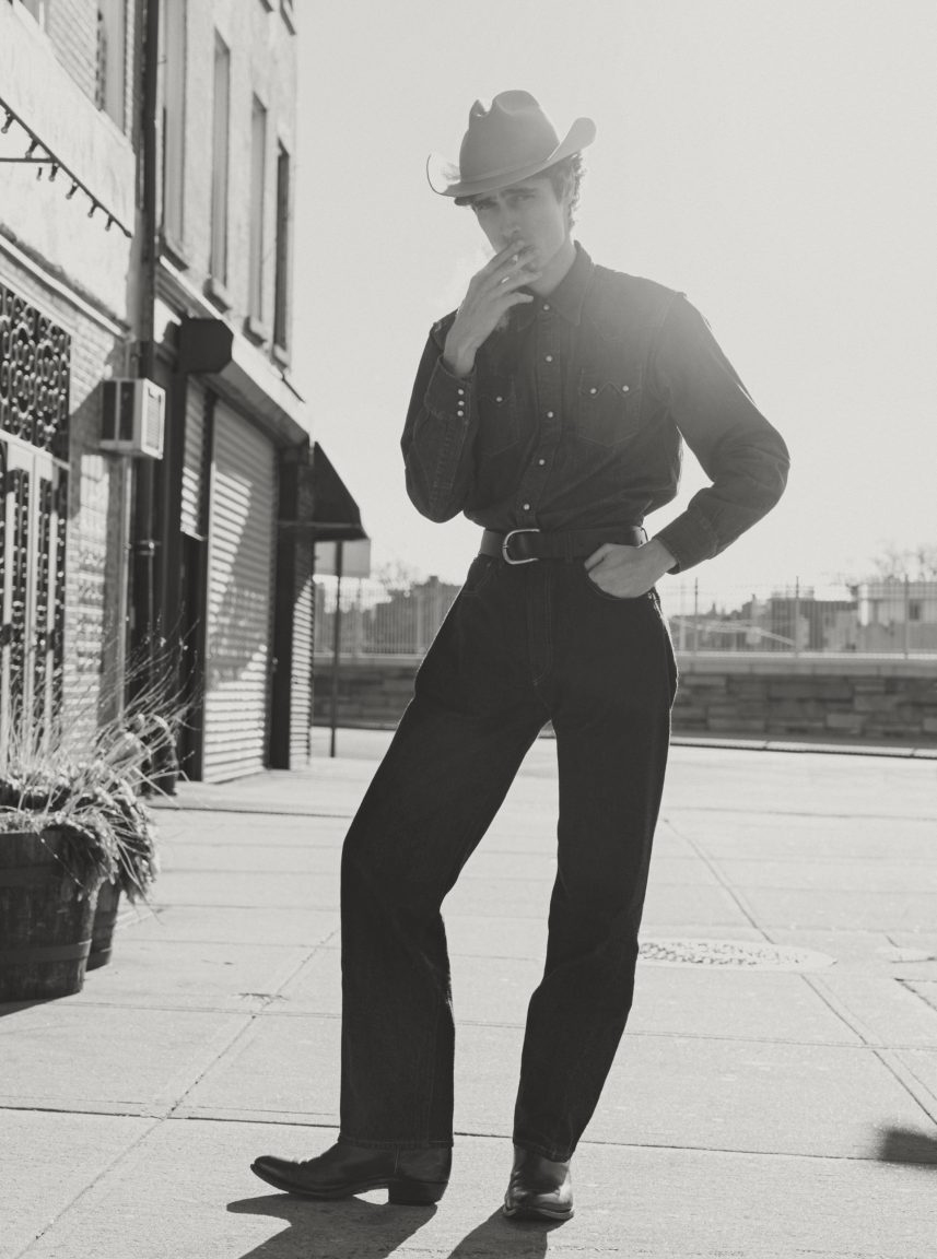 Levis Vintage cowboys black white photography