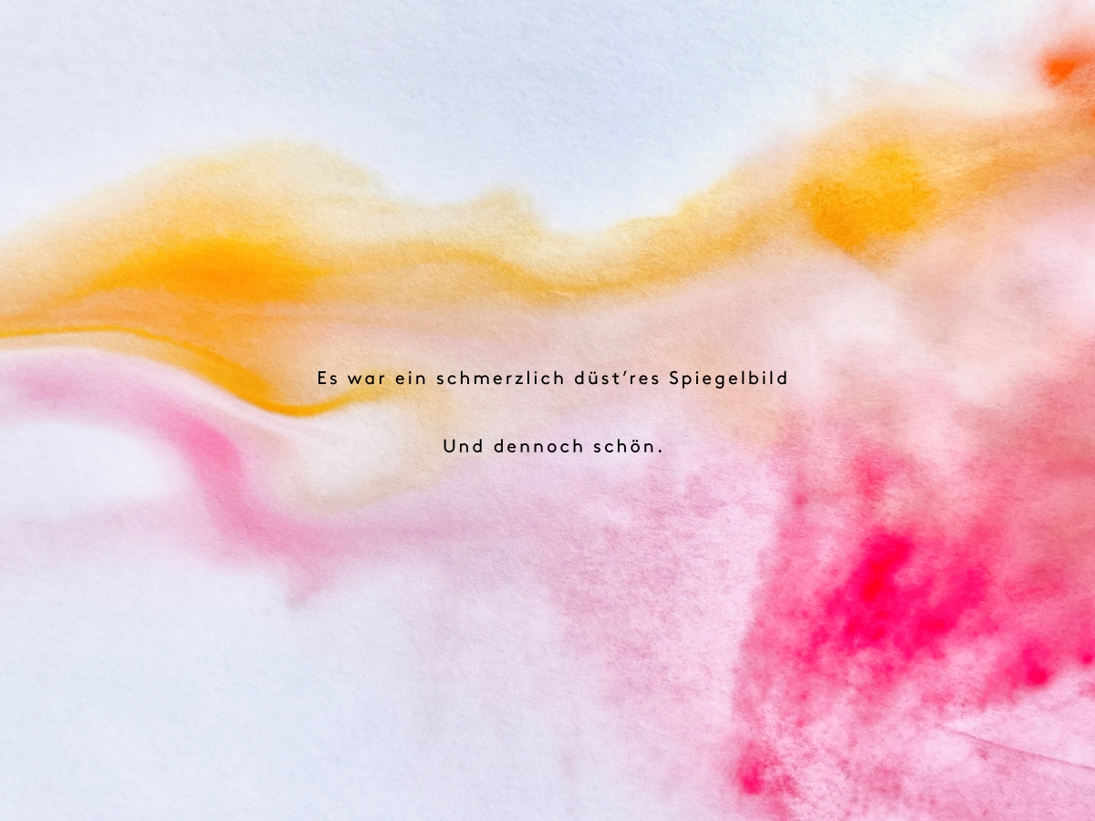 ralph mecke watercolor pink yellow