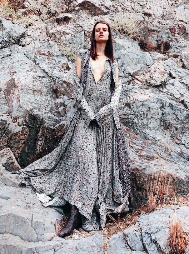 model dress grey Greece