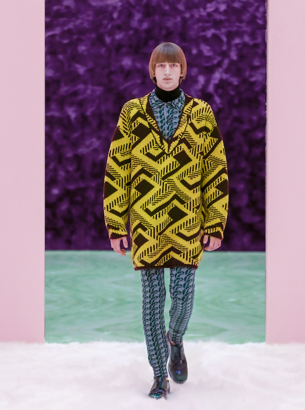 PRada jacket yellow Men F/W 2021