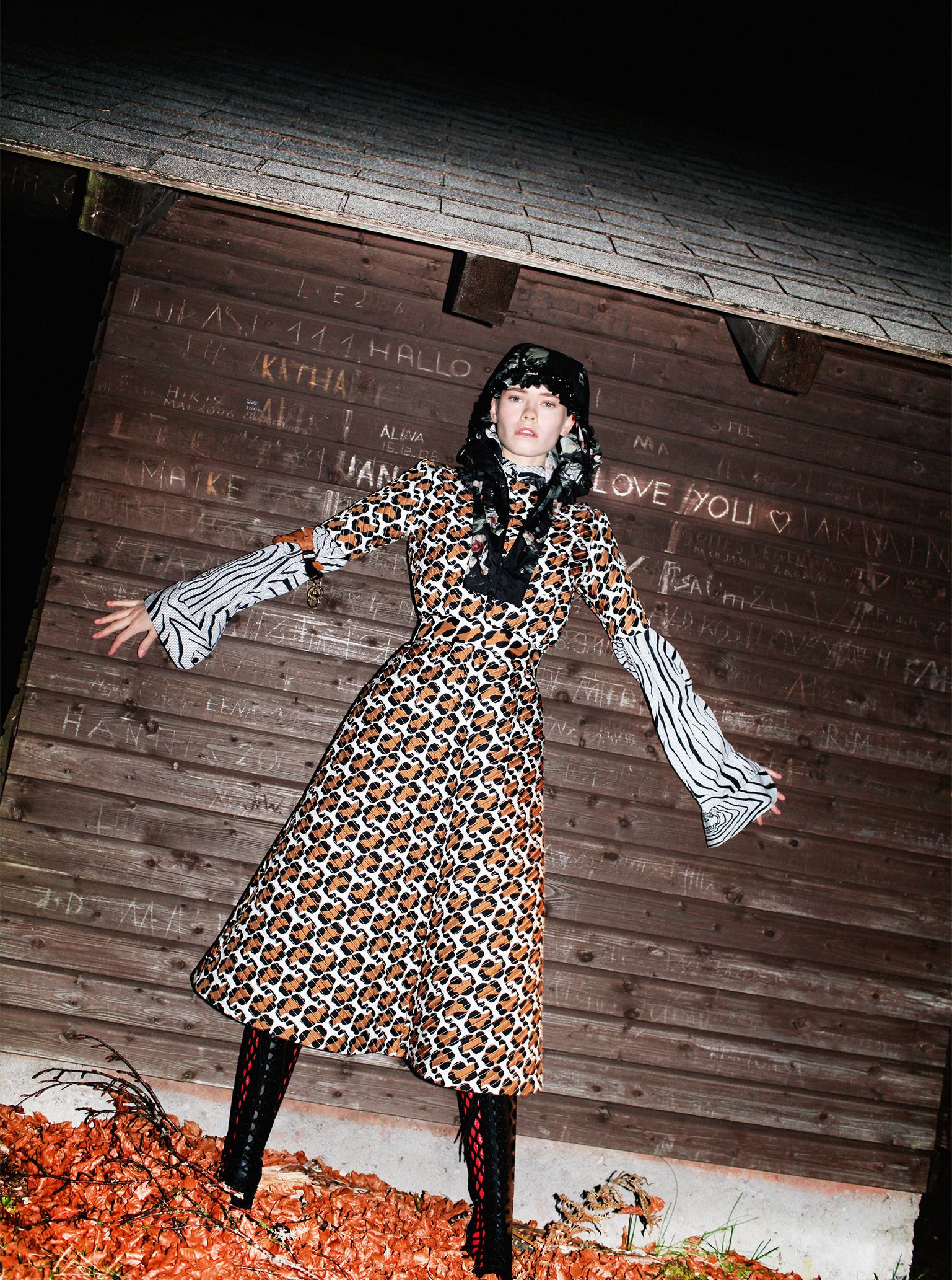 Fendi Leo Dress Maike Inga Dark Forest Fairy