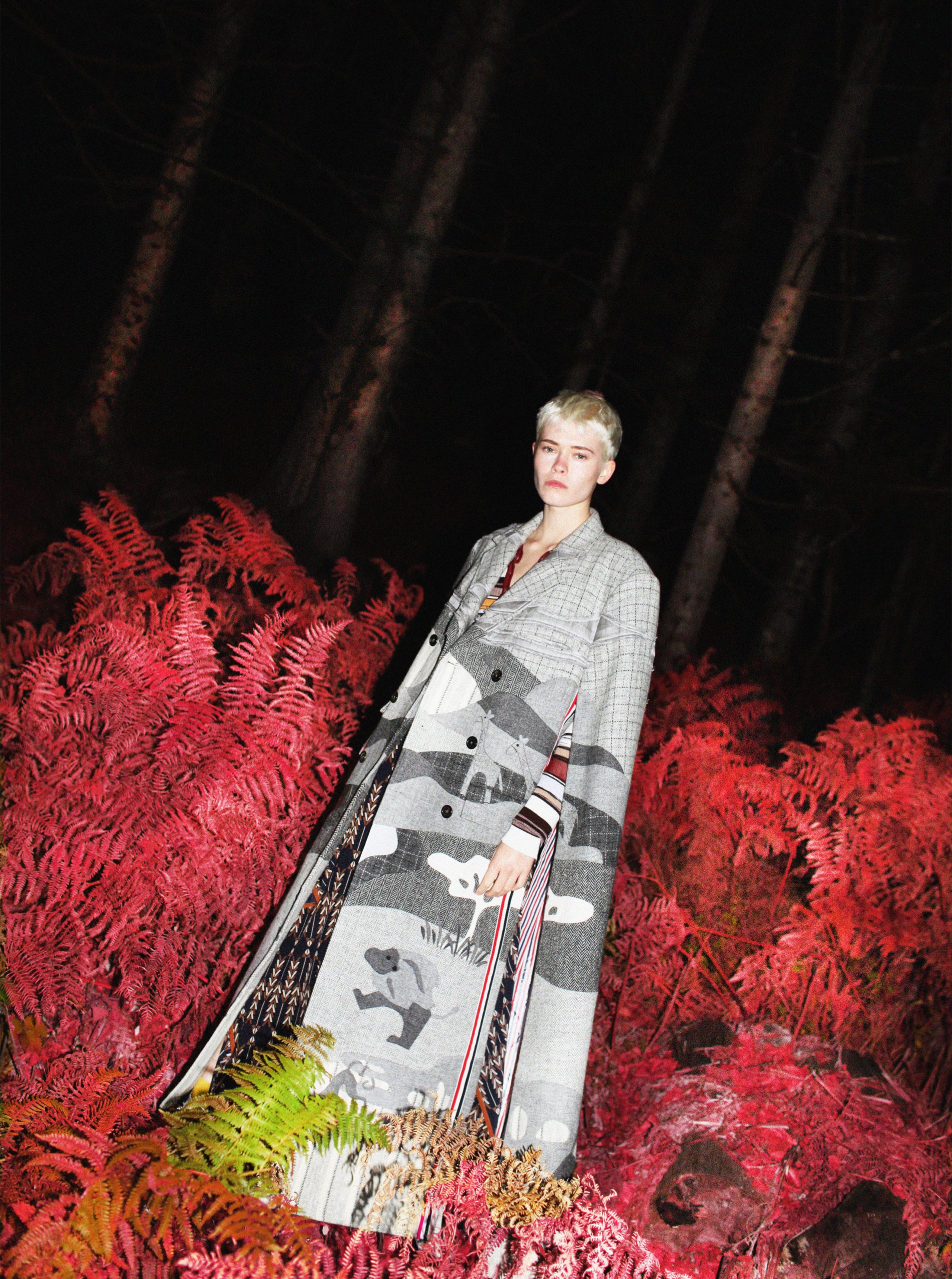 Dark Forest Fairy Maike Inga in Thom Browne
