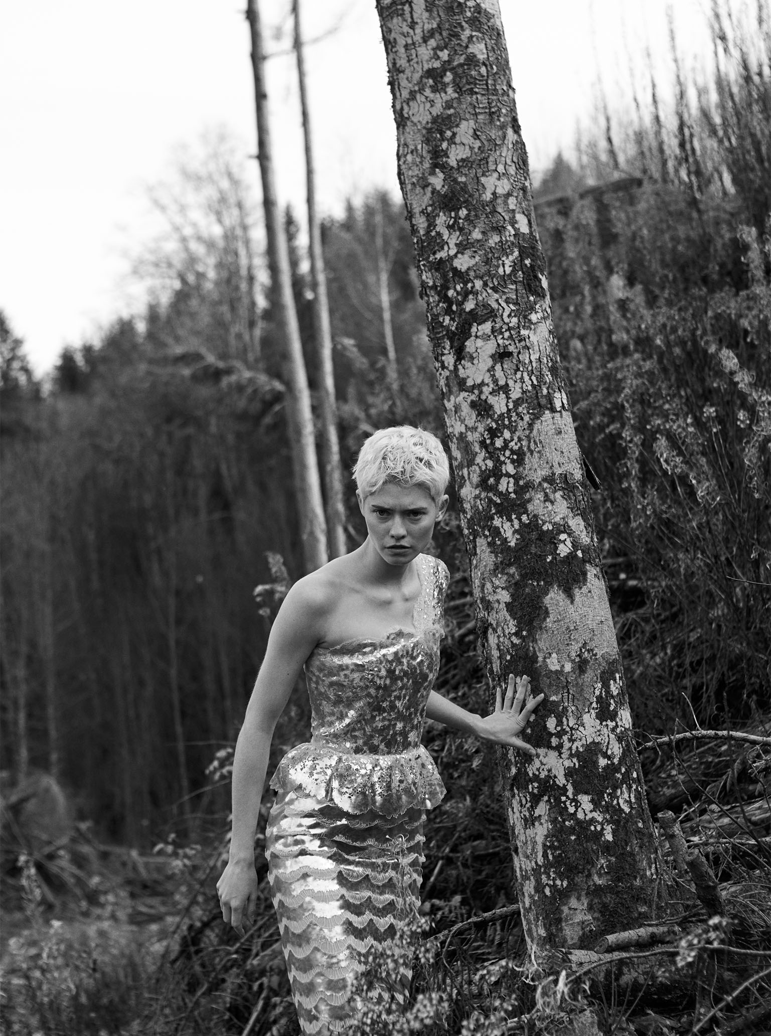Chanel Haute Couture dress Maike Inga im Schwarzwald