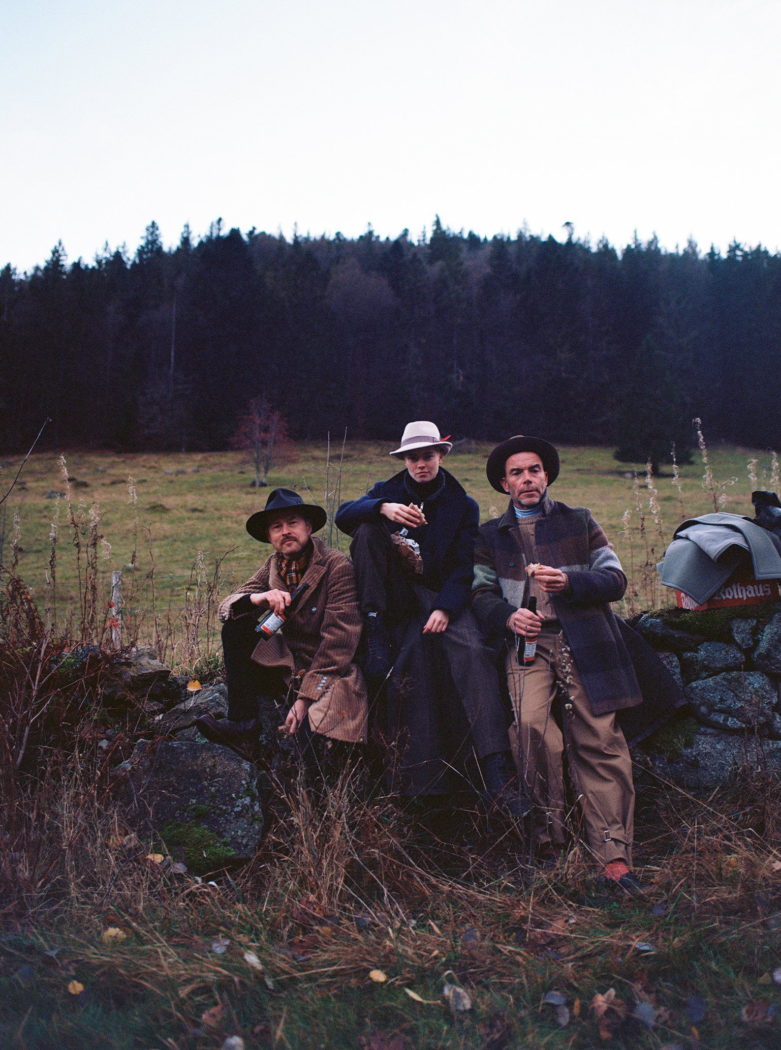 Polaroid Wanderung Schwarzwald Maike Gregor Markus Brotzeit