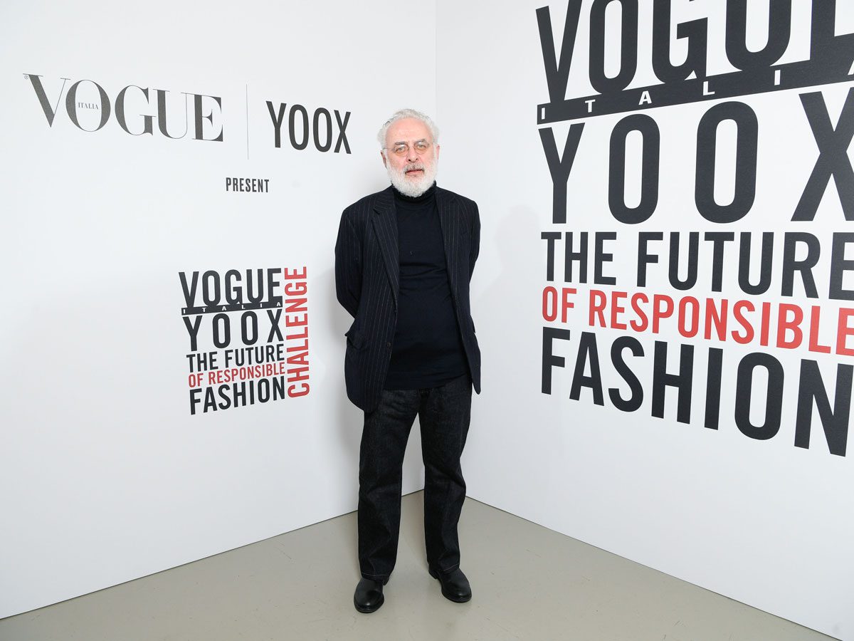 Art curator Francesco Bonami yoox vogue photo