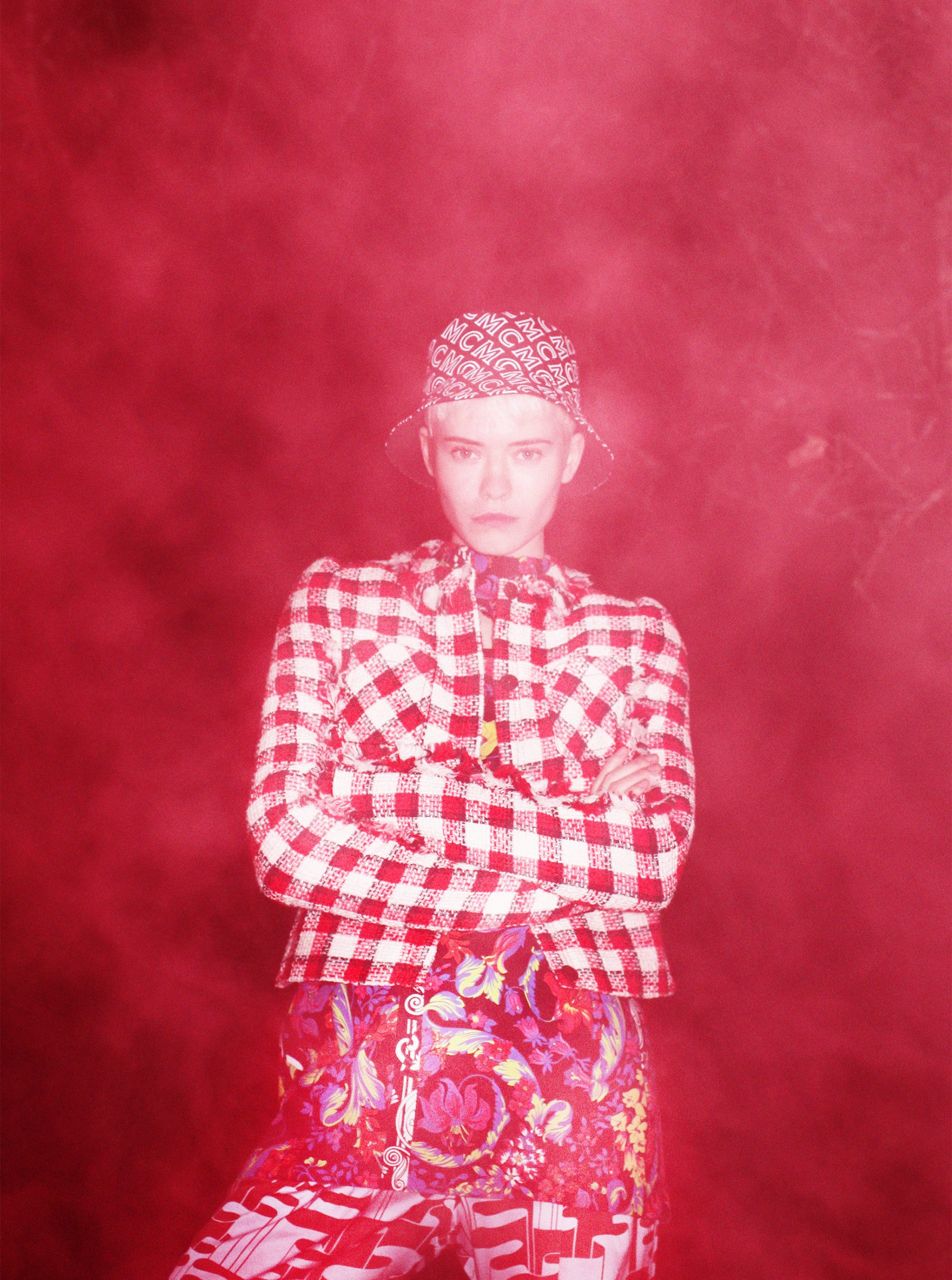 red smoke dark forest fairy