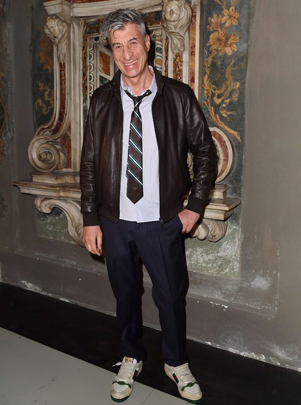 Artist Maurizio Cattelan vogue yoox photo