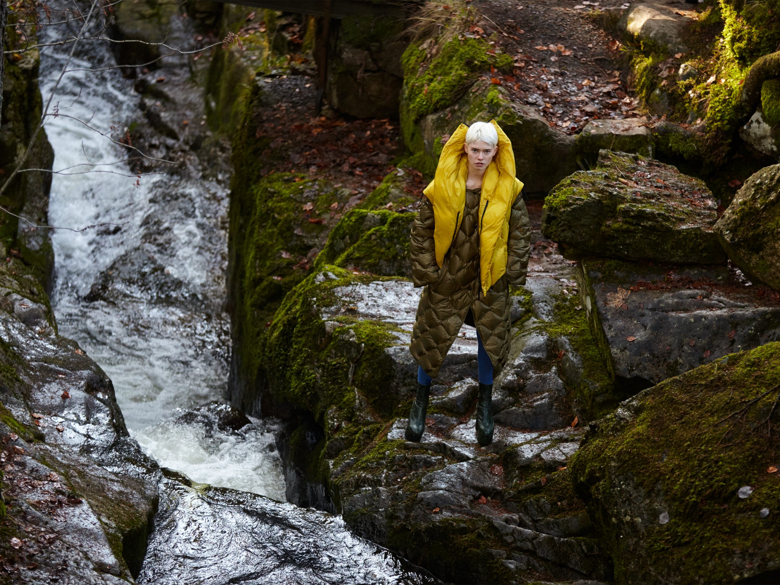of fog and falls waterfall maike inga in issey miyake