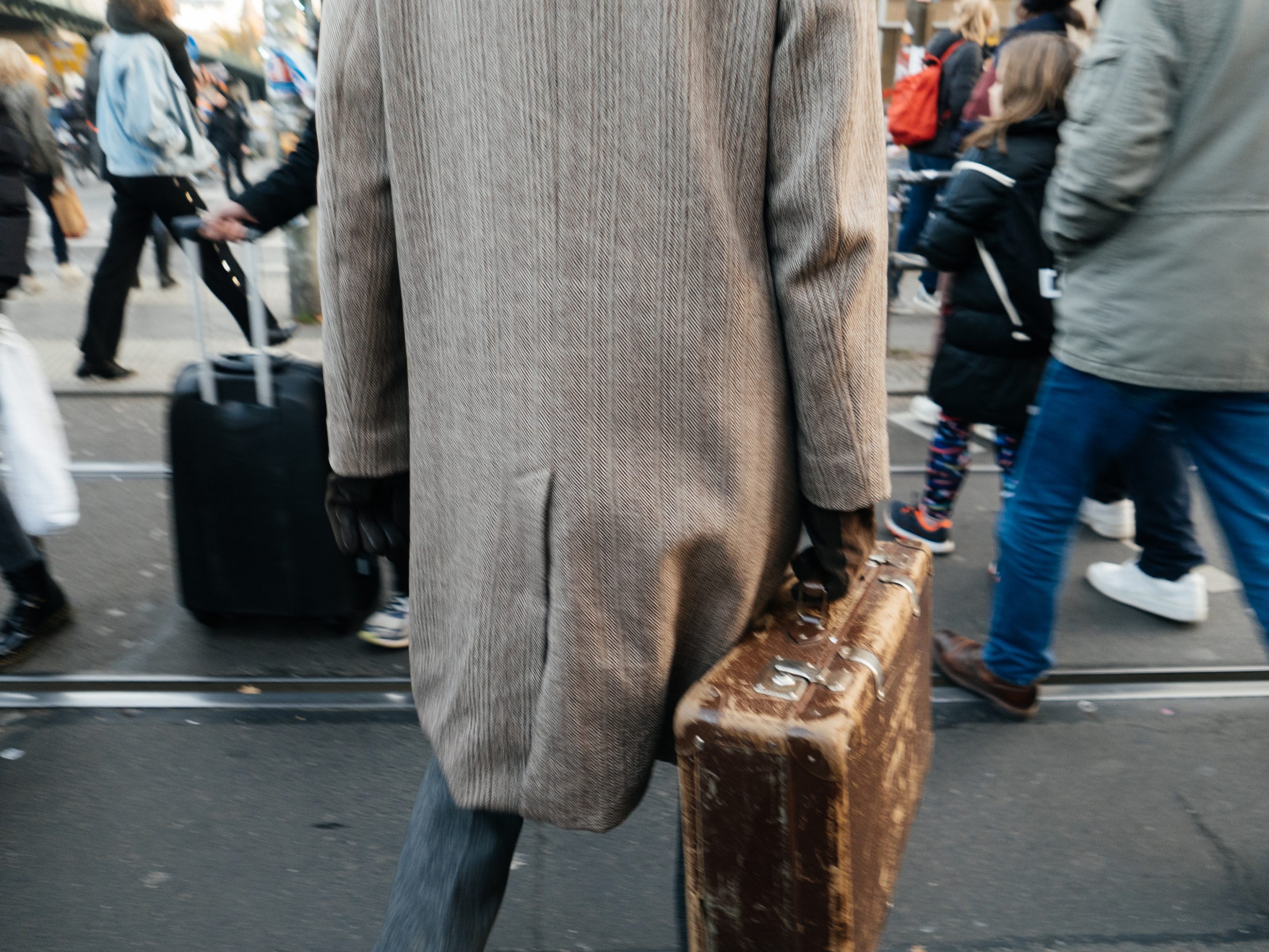 Zeitlos folks of Berlin old vontage suitcase