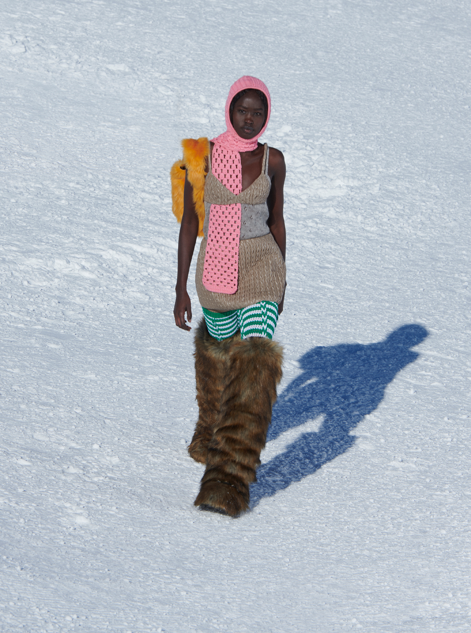 Digital paris fashion week Miu Miu outerwear and fur boots