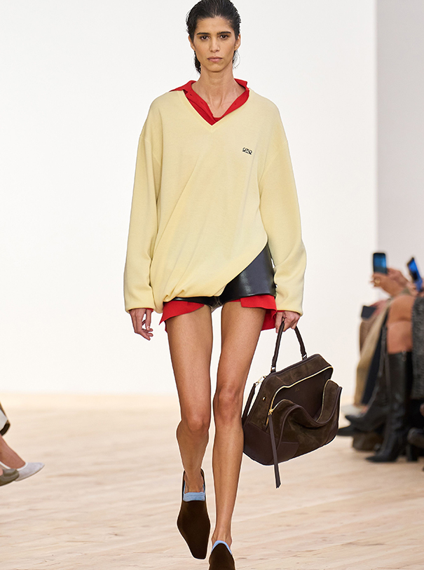 Mica Argañaraz at Loewe S/S 2026