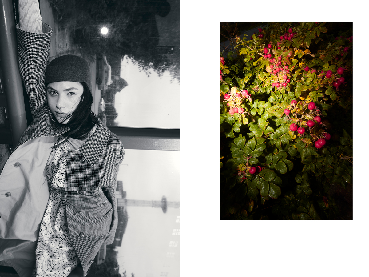 Fashion editorial close-up
