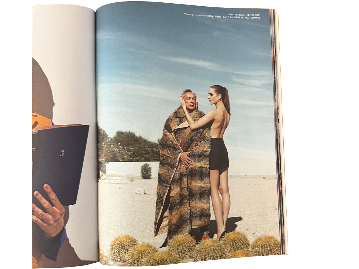 UDO KIER photographed in Palm Springs