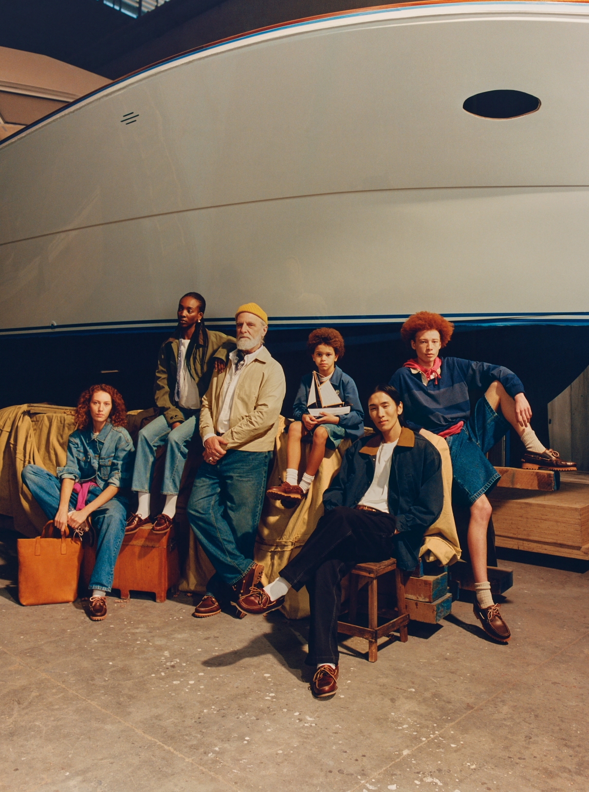 Bootsschuh Kampagne von Timberland