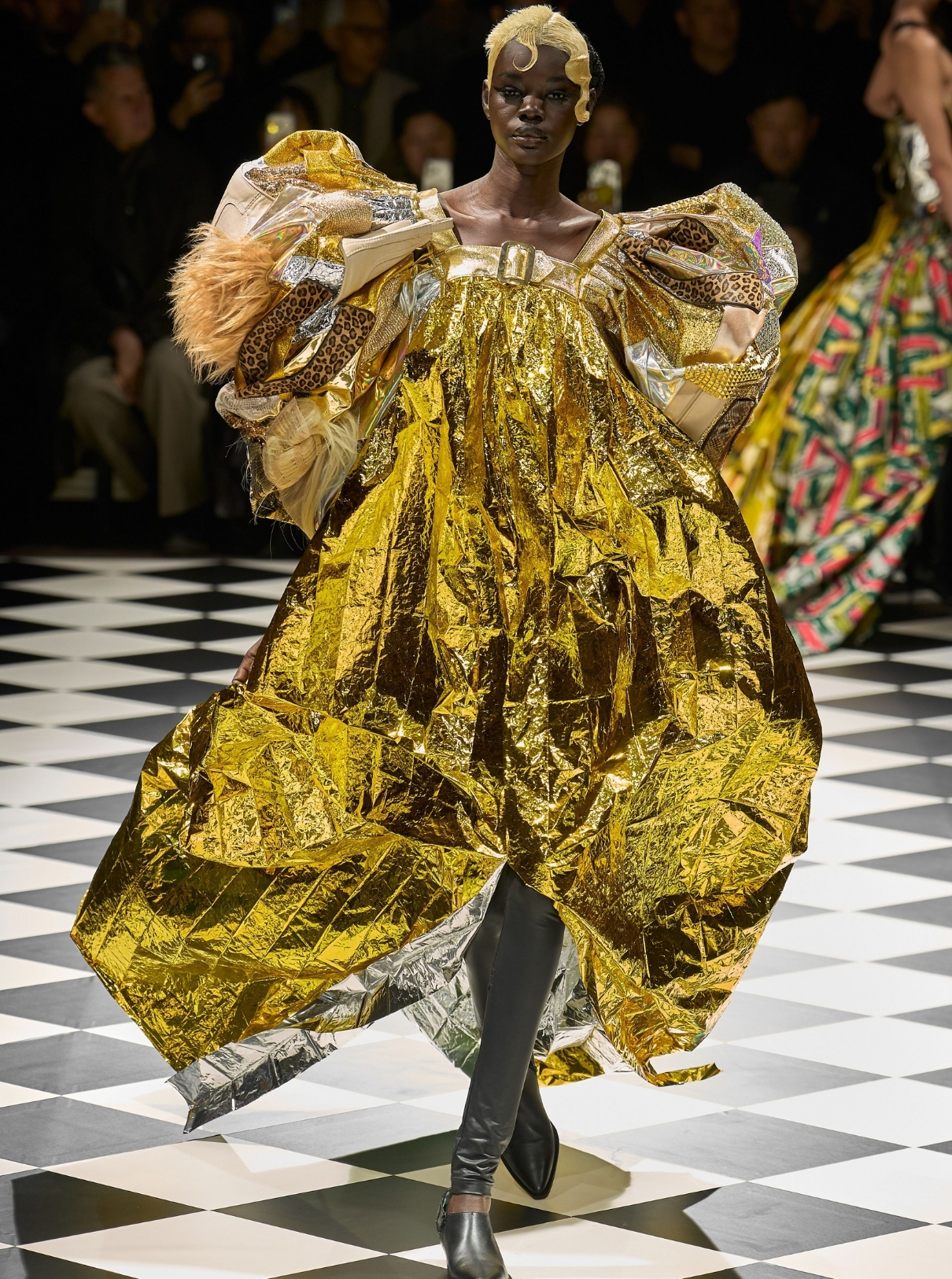 Mylar blanket dresses