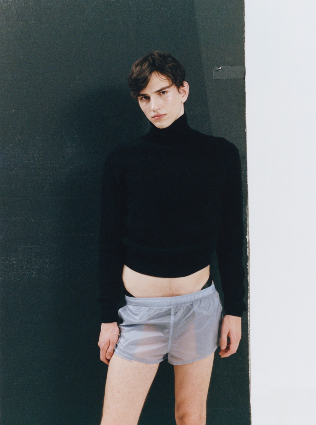 Male model wears total look Tom Ford