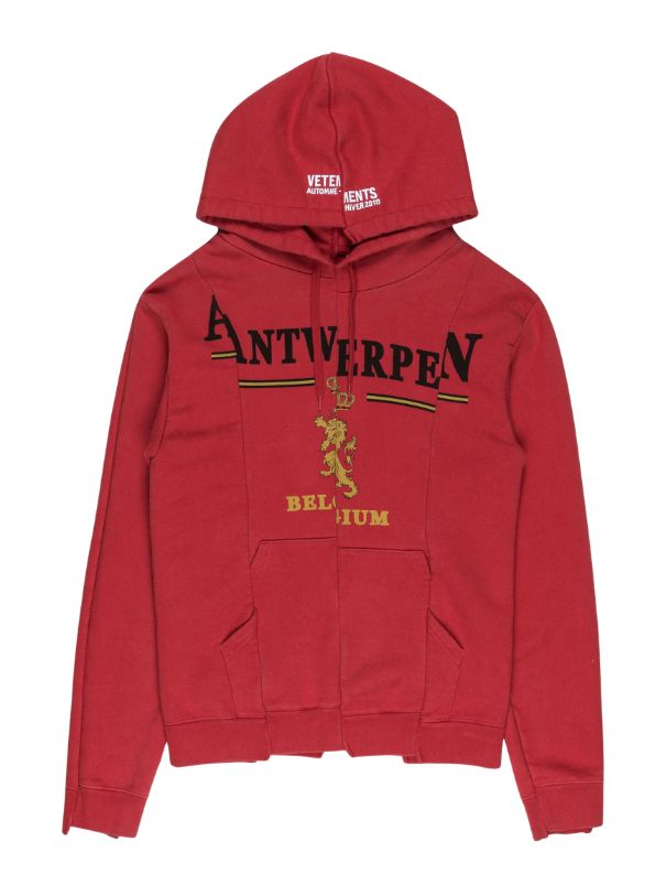 Antwerp has developed into a fashion reference: VETEMENTS Antwerp Hoodie from 2018