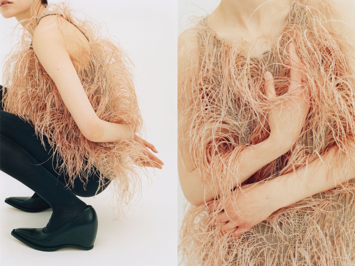 Top FFORME; Tights and shoes MAISON MARGIELA