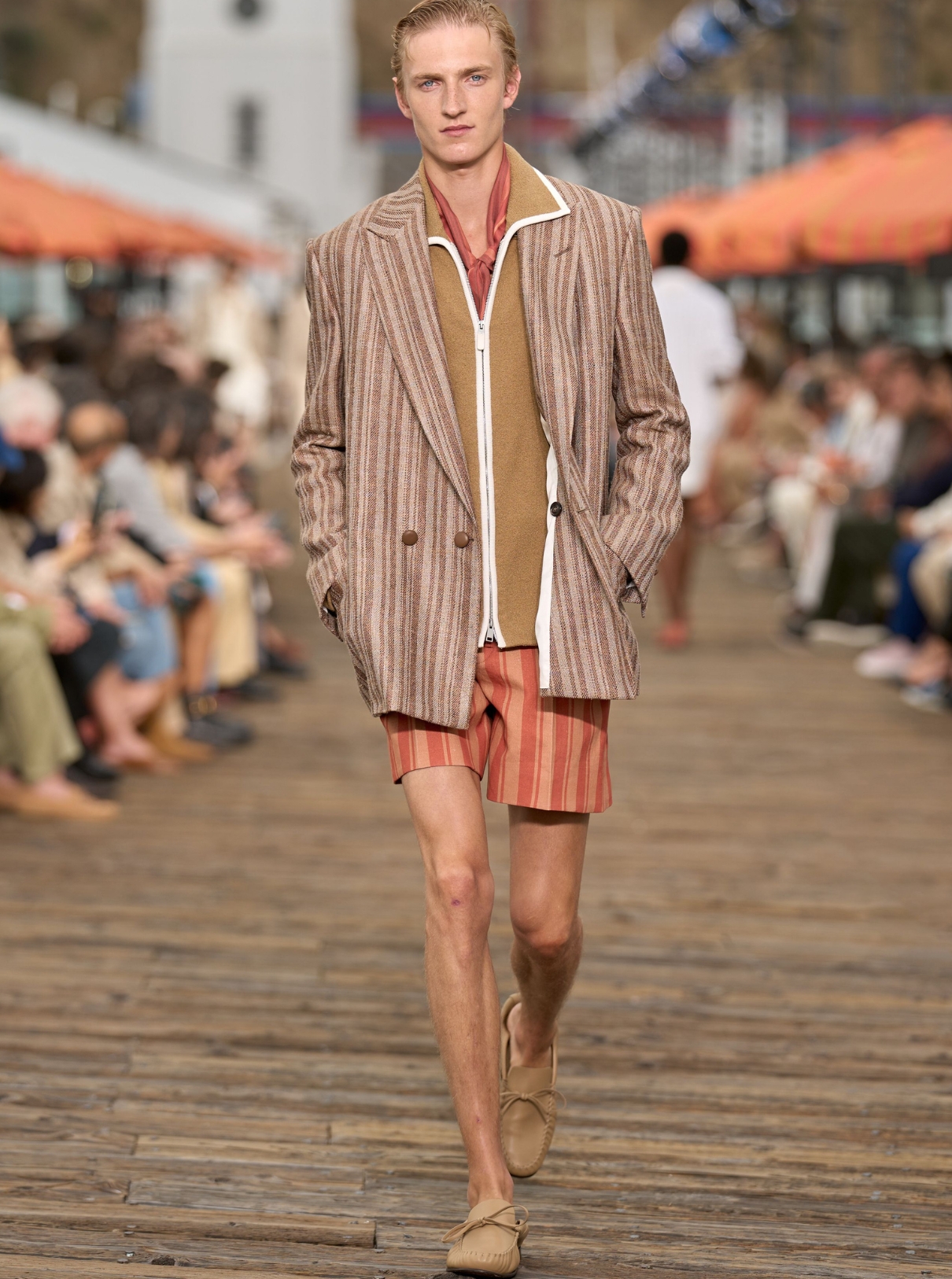40 Stripes had a major moment for Sartori's S/S 2027 Zegna collection